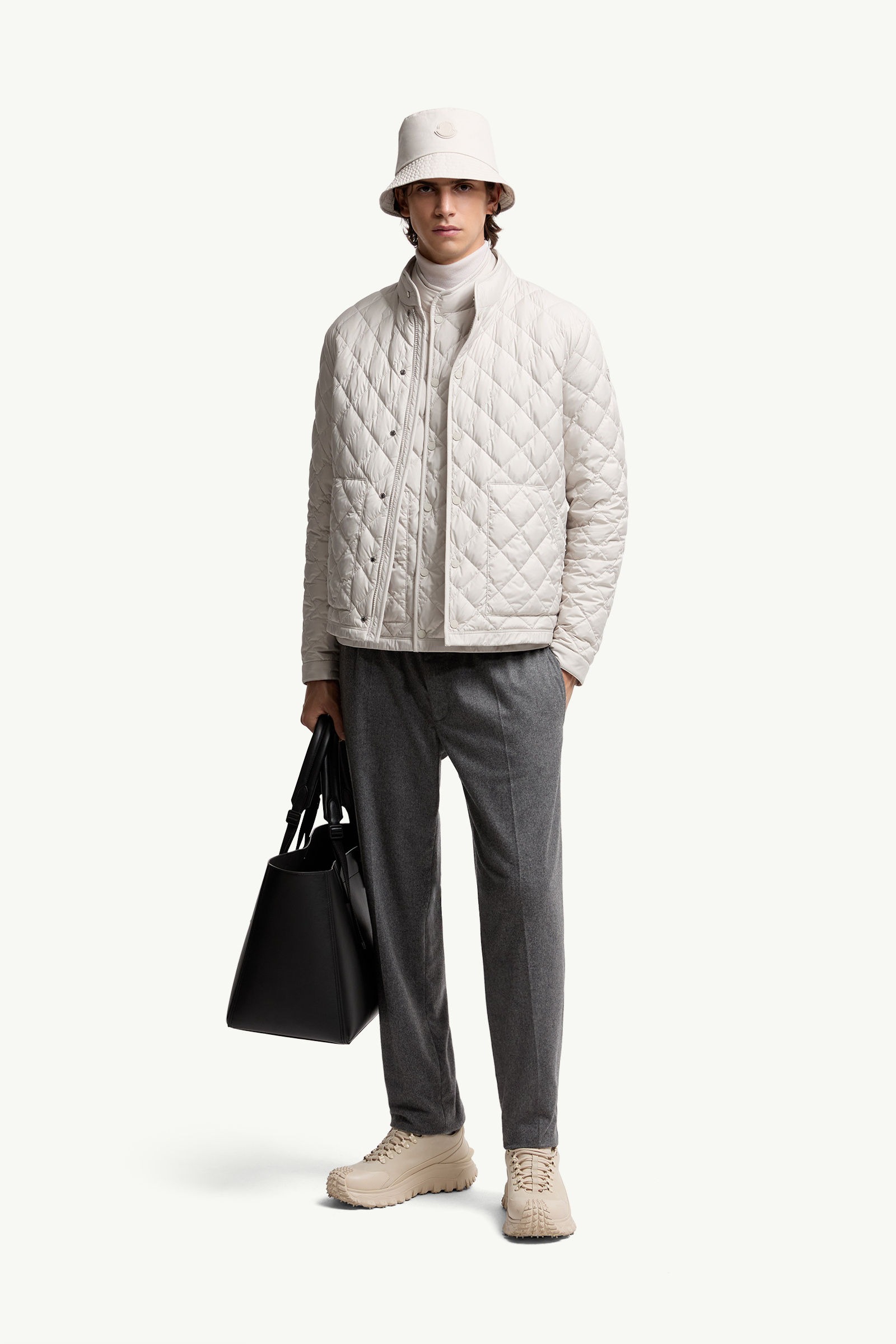 メンズ ダウンジャケット MONCLER モンクレール Oise Diamond-Quilted Short Down Jacket