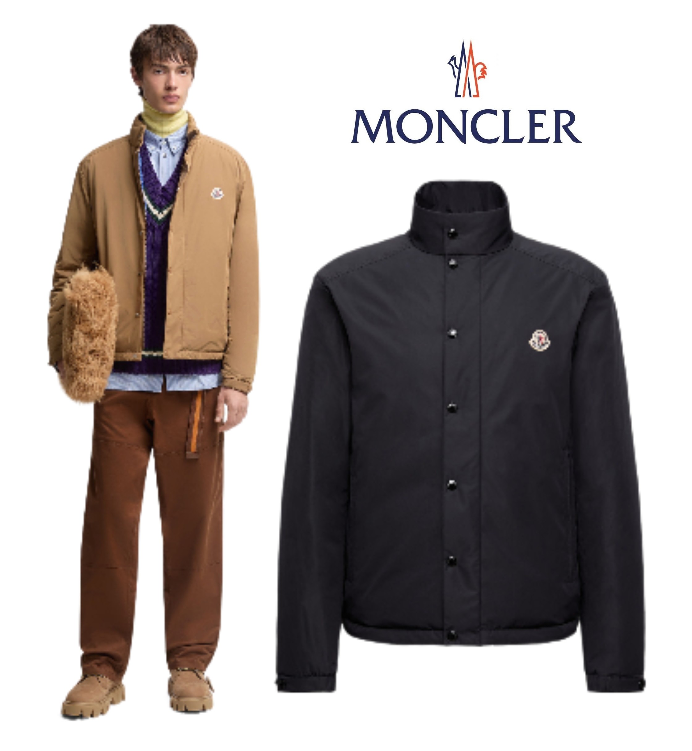 メンズ ダウンジャケット MONCLER モンクレール Epine Short Down Jacket