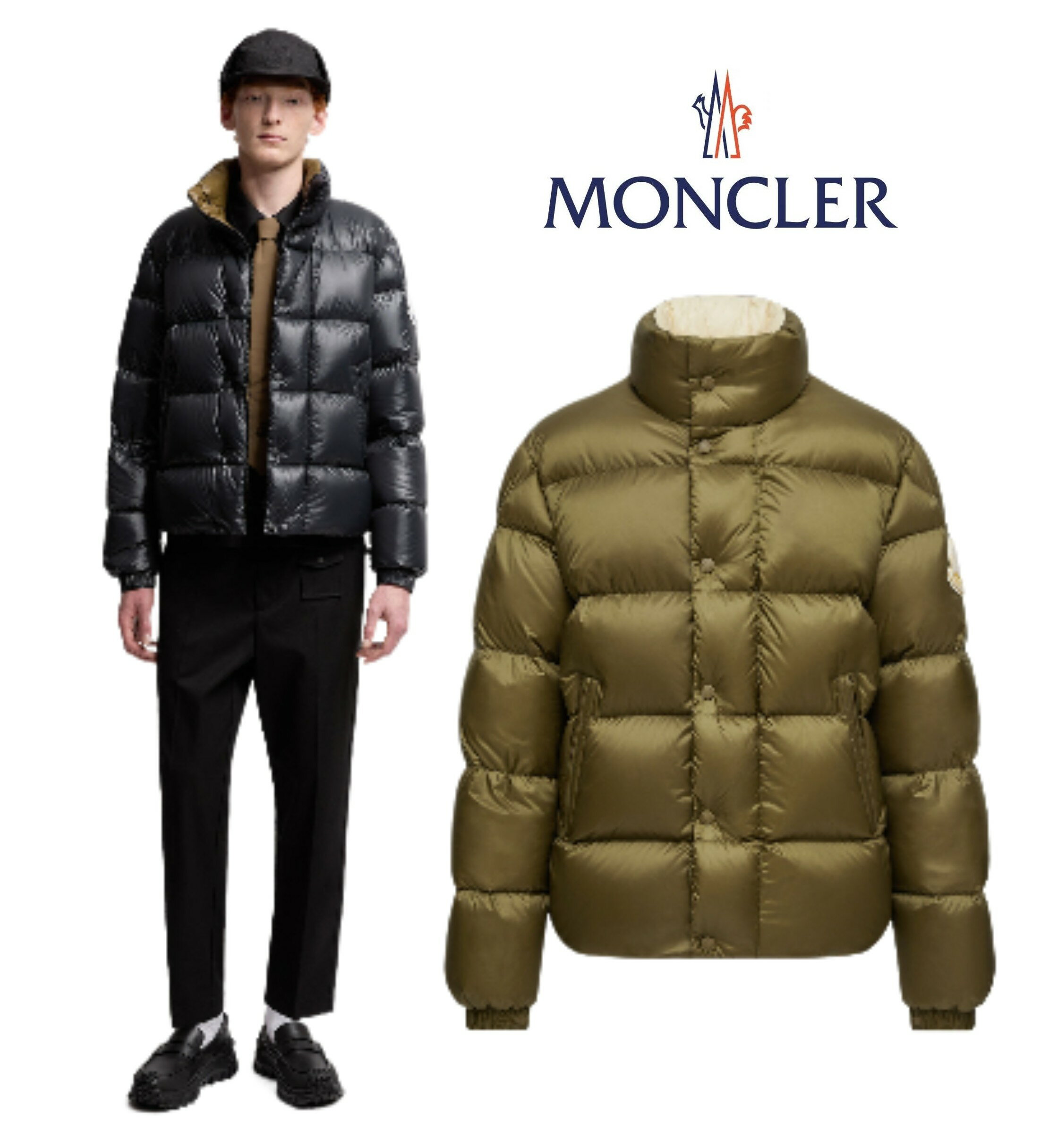 メンズ ダウンジャケット MONCLER モンクレール Tripiti Short Down Jacket