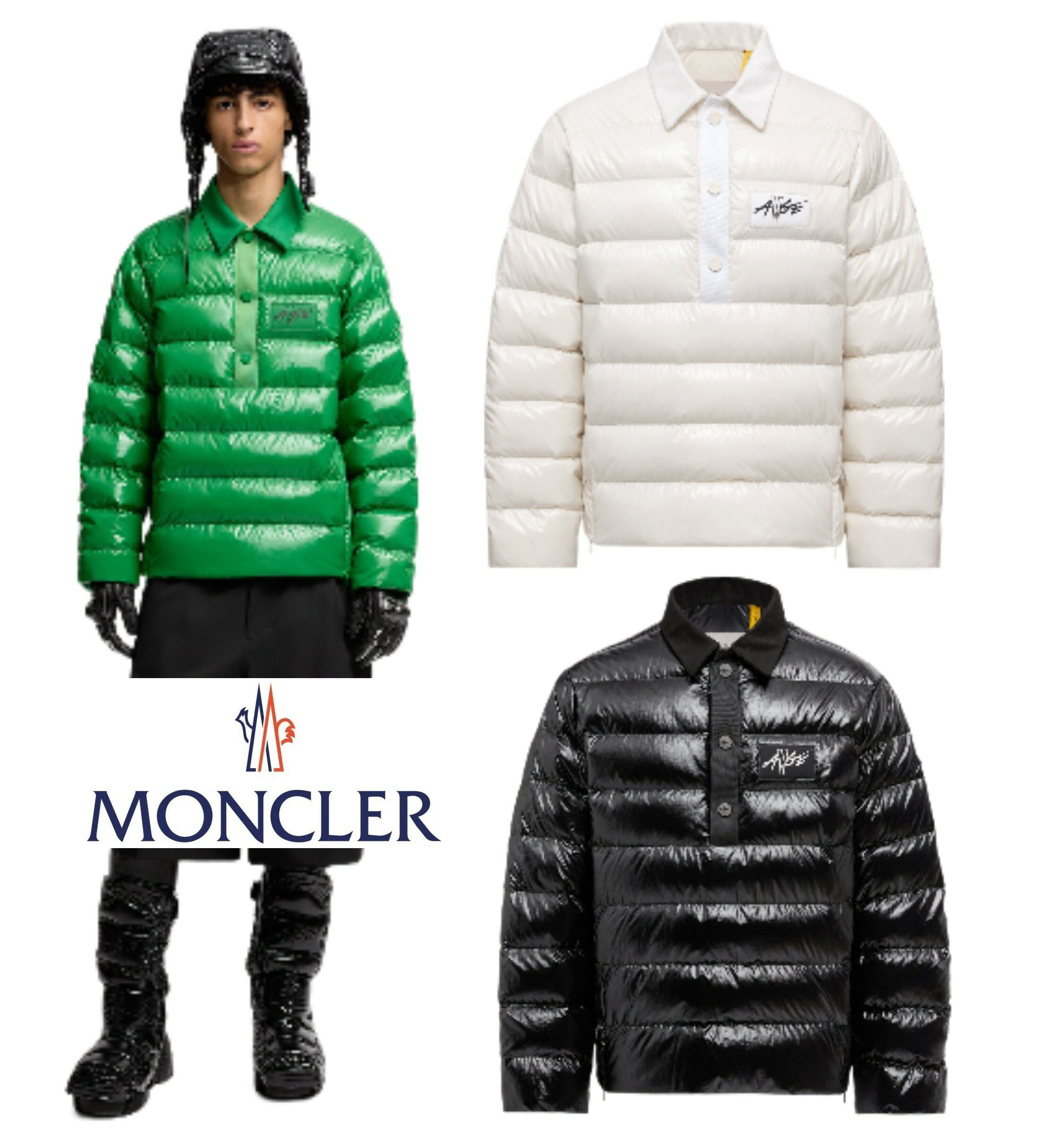 メンズ ダウンジャケット MONCLER モンクレール ジーニアス Moncler x A$AP Rocky ...