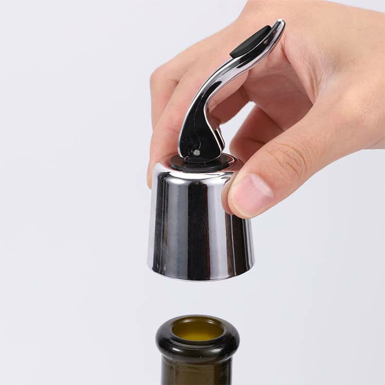 酸化防止 ワイン栓 2個セット キャップ ワインストッパー 密閉 保存 キャップ ワイン保存器具 蓋 ボトルキャップ プラスチック 2個セット ワインキャップ ボトルストッパー lutella-10002552 ルテラ サンプル画像2