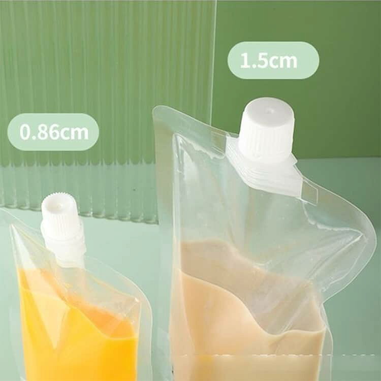 200ml 500ml 250ml 使い切りできる ドリンク パウチ ふた付 冷凍 30ml 50ml 100枚...