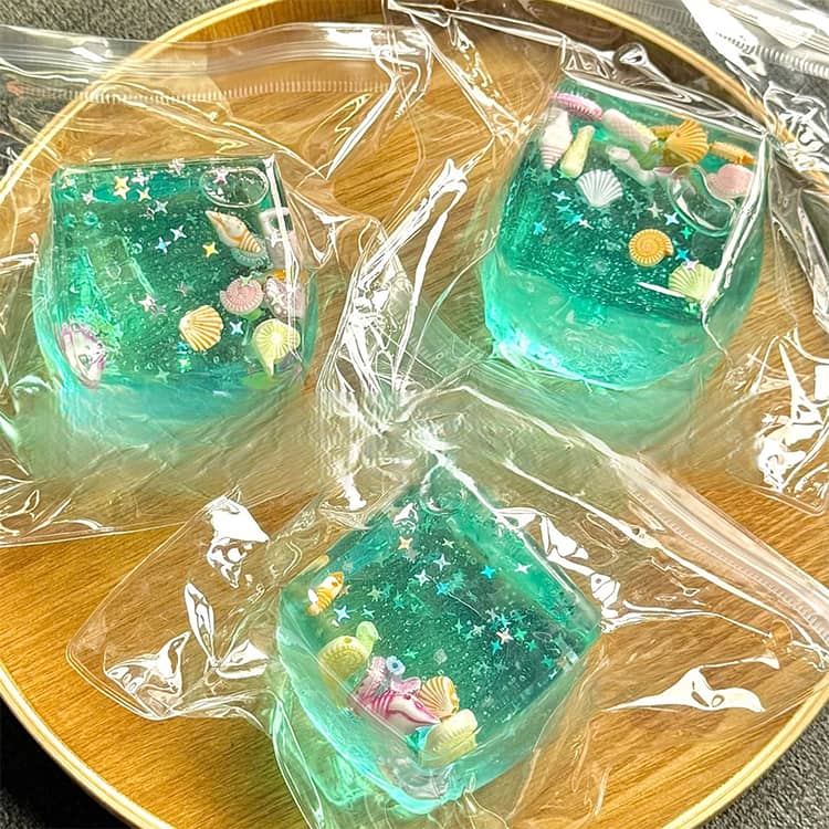 2個セット スクイーズ 海 貝殻 ぷにぷに触感 やわらかい ストレス解消グッズ 低反発 握ってリラックス 癒し系スクイーズ 触り心地抜群 子供 大人も楽しめる 誕生日 プレゼント ギフトにおすすめ スクイーズ おもちゃ 癒し グッズ かわいい 3cm lutella-10011754 ルテラ サンプル画像3