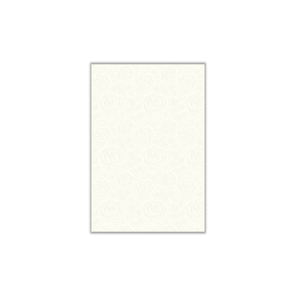 ハガキサイズカード 《ホワイトローズ》50枚入り幅10cm×高さ14.8cmかわいい おしゃれ はがき ハガキ ポストカードミニカード ギフトカード グリーティ...