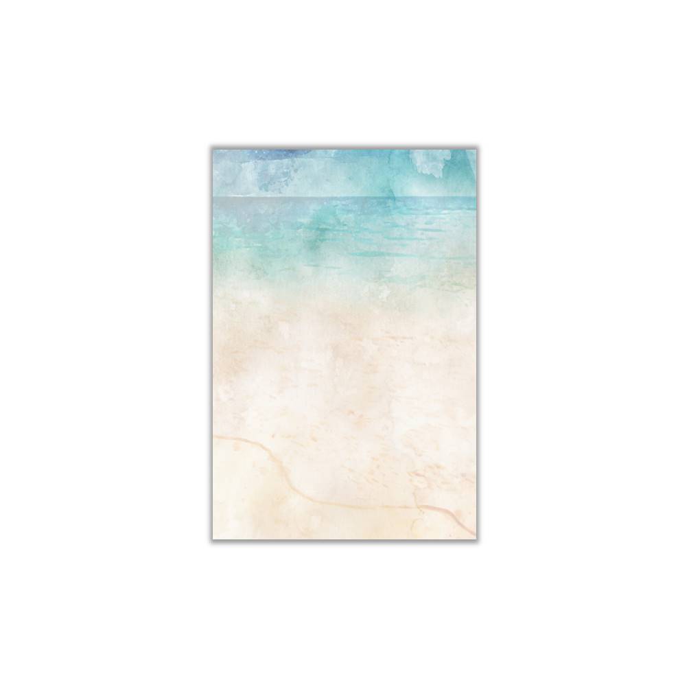 ハガキサイズカード 《砂浜》50枚入り幅10cm×高さ14.8cmかわいい おしゃれ はがき ハガキ ポストカードミニカード ギフトカード グリーティングカード...