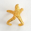再入荷! ヒトデのゴールドリング
