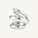 JENNY BIRD ジェニーバード イヤーカフ シルバー Tome Triple Ear Cuff Silver ボリューム 大ぶり(4)
