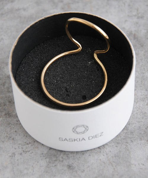 SASKIA DIEZ サスキア ディッツ ゴールド WIRE BOLD EARCUFF DOUBLE NO1