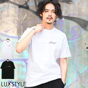 Tシャツ メンズ 半袖 ロゴ プリント ワンポイント 英字 クルーネック【TRAP/U(トラップユー)ロゴプリント半袖Tシャツ】メンズTシャツ 半袖Tシャツ カットソー プリントTシャツ ホワイト ブラック ゆったり 夏 カジュアル ストリート aa-2613