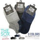 THESOX ザソックス 靴下 メンズ ソックス スニーカーソックス くるぶし メンズ靴下 メンズソックス ベリーショート グラデーション 配色 シンプル グレ...