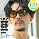 サングラス メンズ レディース ユニセックス UVカット 紫外線対策 ウェリントン 度なし 小顔効果 伊達眼鏡 黒縁 デミ クリアフレーム クリアレンズ カラー...