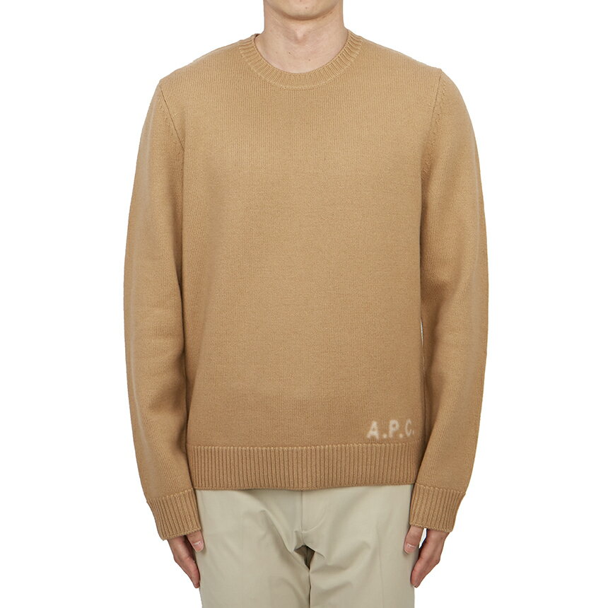 【3%オフクーポン配布中】 APC アーペーセー メンズ ニット WVBAZ H23059 TCB CAMEL ECRU