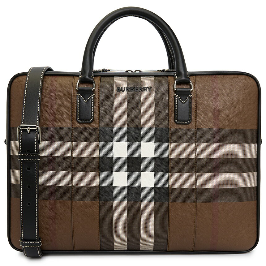 【3%オフクーポン配布中】【着後レビューで1000円OFFクーポン特典】 BURBERRY バーバリー チェック メンズ ブリーフケース AINSWORTH 8052772