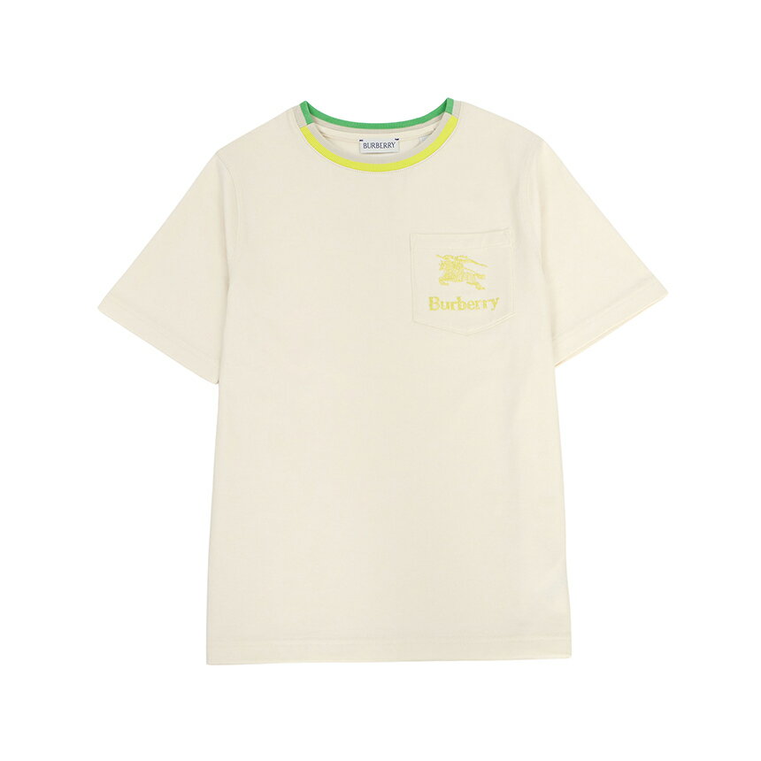 【3%オフクーポン配布中】 BURBERRY KIDS バーバリーキッズ ベビー 半袖Tシャツ CEDAR SCRIBL 8079784 A4802