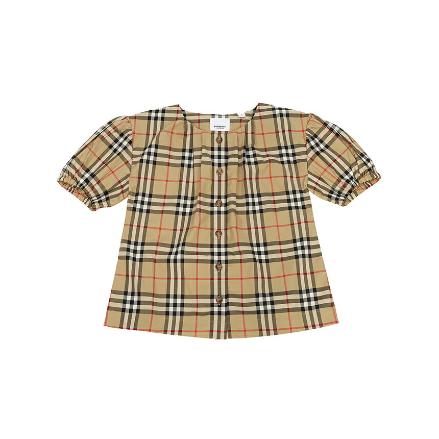 【3%オフクーポン配布中】 BURBERRY KIDS バーバリーキッズ ベビー シャツ SHERYL CHK 8072346 A7028