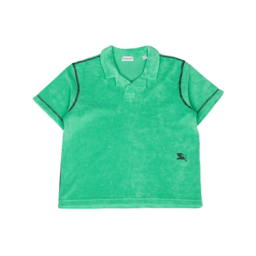 BURBERRY KIDS バーバリーキッズ 2024SS バーバリーキッズ 半袖Tシャツ 商品説明 2024SS バーバリーキッズ 半袖Tシャツ ブランド BURBERRY KIDS バーバリーキッズ 品番 ROLFE POLO 8078634 A1501 14Y 素材 Outer & Lining : 85% Cotton, 15% Polyester カラ― ミント サイズ サイズ 肩幅 バスト 袖幅 袖丈 総長さ JPサイズ(CM) モデル 14Y 43 51 20 19.5 63 14세 - 重さ 298g(14Y Size) 生産国 ポルトガル 付属品 タグ, 商品 備考 ● 提供される実測サイズは、測定方法によっては若干異なる場合がございますので、予めご了承下さい。 ● 革製品の場合、ソフトでナチュラルな革で表面が違ったり、微細なシワやスクラッチがあることがありますが、不良品ではありませんので、ご了承ください。 ●メッキ処理された製品の場合、製品の特性上、使用及び摩擦によりメッキがはがれることがあり、メッキの変色、摩耗の毀損などは修理できない場合がありますので、ご了承ください。 ●当店でご購入された商品は、原則として、「個人輸入」としての取り扱いになり、全て韓国の釜山からお客様のもとへ直送されます。 ●個人輸入される商品は、全てご注文者自身の「個人使用・個人消費（日本に居住する者に寄贈される物で、当該寄贈を受ける者の個人的な使用に供される場合を含みます。）」が前提となります。第三者への譲渡・転売が法令で禁止されるもの（医薬品、医薬部外品、化粧品等を含みますが、これに限られません。）もございますのでご注意下さい。 ●通関時に関税・輸入消費税が課税される可能性があります。課税額はご注文時には確定しておらず、通関時に確定しますので、商品の受け取り時に着払いでお支払いください。詳細は こちらご確認下さい。 ●色がある場合、モニターの発色の具合によって実際のものと色が異なる場合がある 注意事項(株)ウィズカンパニーの幼児服は、KATRI(韓国衣類試験研究院)で安全認証を経て販売されます。