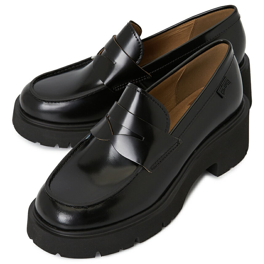 【3%オフクーポン配布中】 CAMPER カンペール ミラ レディース ローファー K201425 002