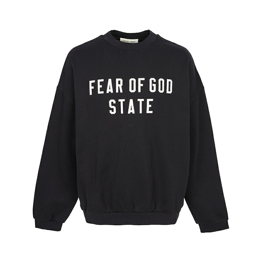 【3%オフクーポン配布中】 FEAR OF GOD フィアオブゴッド メンズ 長袖Tシャツ 192SP256550F JET BLACK