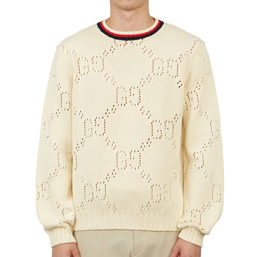 【3%オフクーポン配布中】【着後レビューで1000円OFFクーポン特典】 GUCCI グッチ メンズ ニット 740501 XKC4L 9275のサムネイル