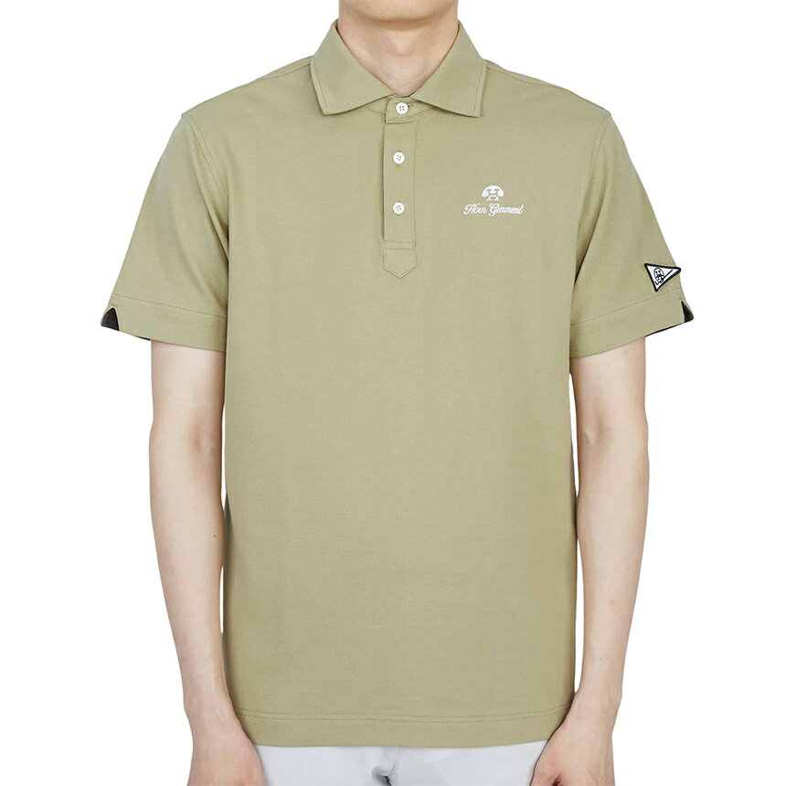 商品説明 2022SS HORN GARMENT ゴルフ半袖Tシャツ ブランド HORN GARMENT 品番 HHM 2A AP53 KHAKI 素材 96% Cotton, 4% Polyurethane カラ— カーキ サイズ サイズ肩幅バスト袖幅袖丈総長さ韓国サイズモデル4643472021.567100-484550.5212270105●5046.55422.52371110-重さ256g(50 Size) 生産国 中国 付属品 説明書, タグ, 商品 備考 "液温は40℃を限度とし、洗濯機で非常に弱い洗濯処理ができる。 , 塩素系及び酸素系漂白剤の使用禁止 , 底面温度150 ℃を限度としてアイロン仕上げができる , タンブル乾燥禁止 , 日陰のつり干しがよい, 石油系溶剤による弱いドライクリーニングができる（専門店で可能） ● 提供される実測サイズは、測定方法によっては若干異なる場合がございますので、予めご了承下さい。 ● 革製品の場合、ソフトでナチュラルな革で表面が違ったり、微細なシワやスクラッチがあることがありますが、不良品ではありませんので、ご了承ください。 ●メッキ処理された製品の場合、製品の特性上、使用及び摩擦によりメッキがはがれることがあり、メッキの変色、摩耗の毀損などは修理できない場合がありますので、ご了承ください。 ●当店でご購入された商品は、原則として、「個人輸入」としての取り扱いになり、全て韓国の釜山からお客様のもとへ直送されます。 ●個人輸入される商品は、全てご注文者自身の「個人使用・個人消費」が前提となりますので、ご注文された商品を第三者へ譲渡・転売することは法律で禁止されております。 ●通関時に関税・輸入消費税が課税される可能性があります。課税額はご注文時には確定しておらず、通関時に確定しますので、商品の受け取り時に着払いでお支払いください。詳細は こちらご確認下さい。 ●色がある場合、モニターの発色の具合によって実際のものと色が異なる場合がある