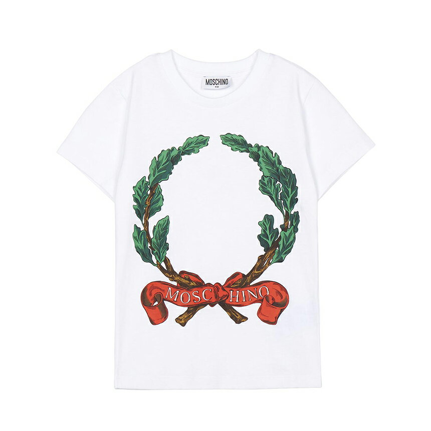 【3%オフクーポン配布中】 MOSCHINO KIDS モスキーノキッズ ベビー 半袖Tシャツ HMM058 LAA02 10101