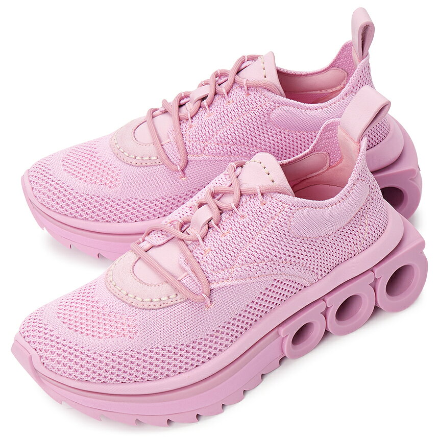 乐天商城 - FERRAGAMO フェラガモ レディース スニーカー NIMA KNIT BUBBLE GUM 0762789