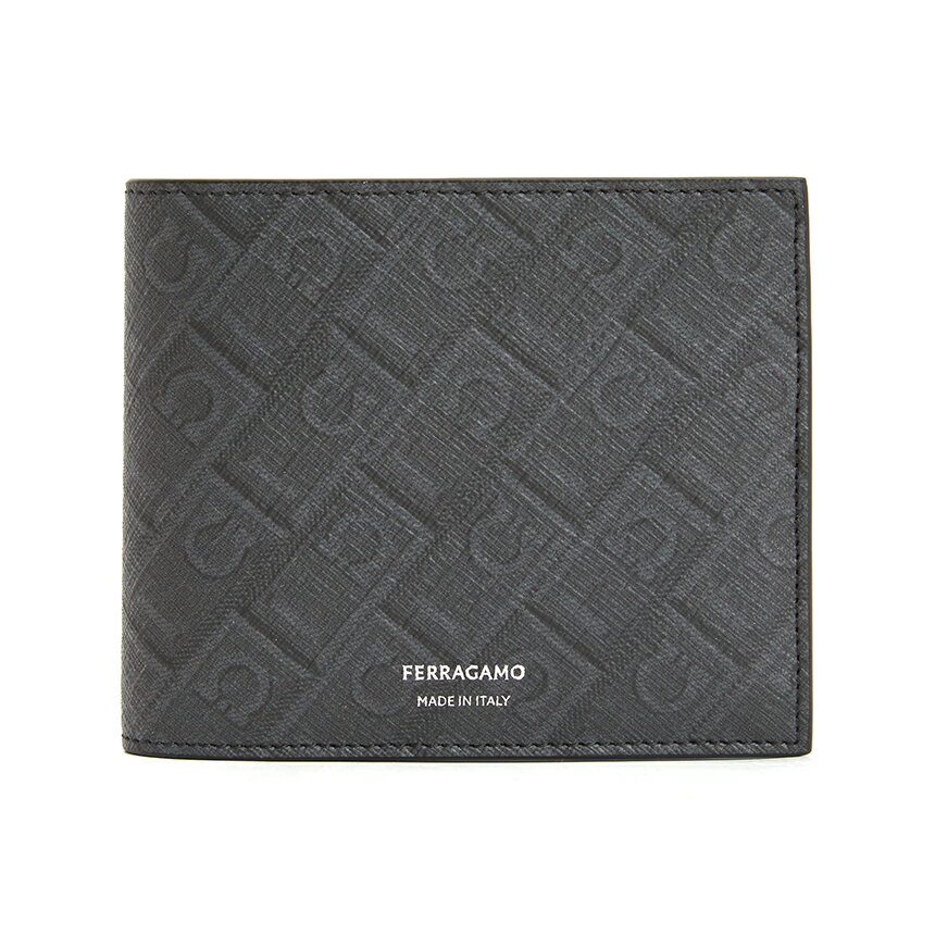 乐天商城 - 【3%オフクーポン配布中】 FERRAGAMO フェラガモ メンズ ミニ財布 66 1582 NERO 0780324