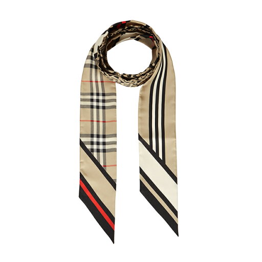 【3%オフクーポン配布中】 BURBERRY バーバリー モンタージュ シルク スキニー スカーフ TRIPLE CHECK SLK 8037017 【3%オフクーポン配布中】 BURBERRY バーバリー モンタージュ シルク スキニー スカーフ TRIPLE CHECK SLK 8037017