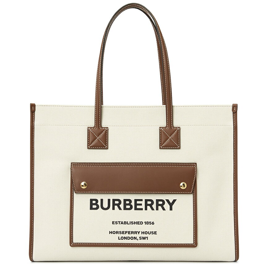 バーバリー トートバッグ（レディース） 【3%オフクーポン配布中】【着後レビューで1000円OFFクーポン特典】 BURBERRY バーバリー レディース トートバッグ MD POCKET DTL TOTE 8044129