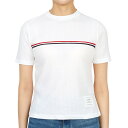 【3%オフクーポン配布中】【着後レビューで1000円OFFクーポン特典】 THOM BROWNE トムブラウン レディース 半袖Tシャツ FJS143A J0066 100