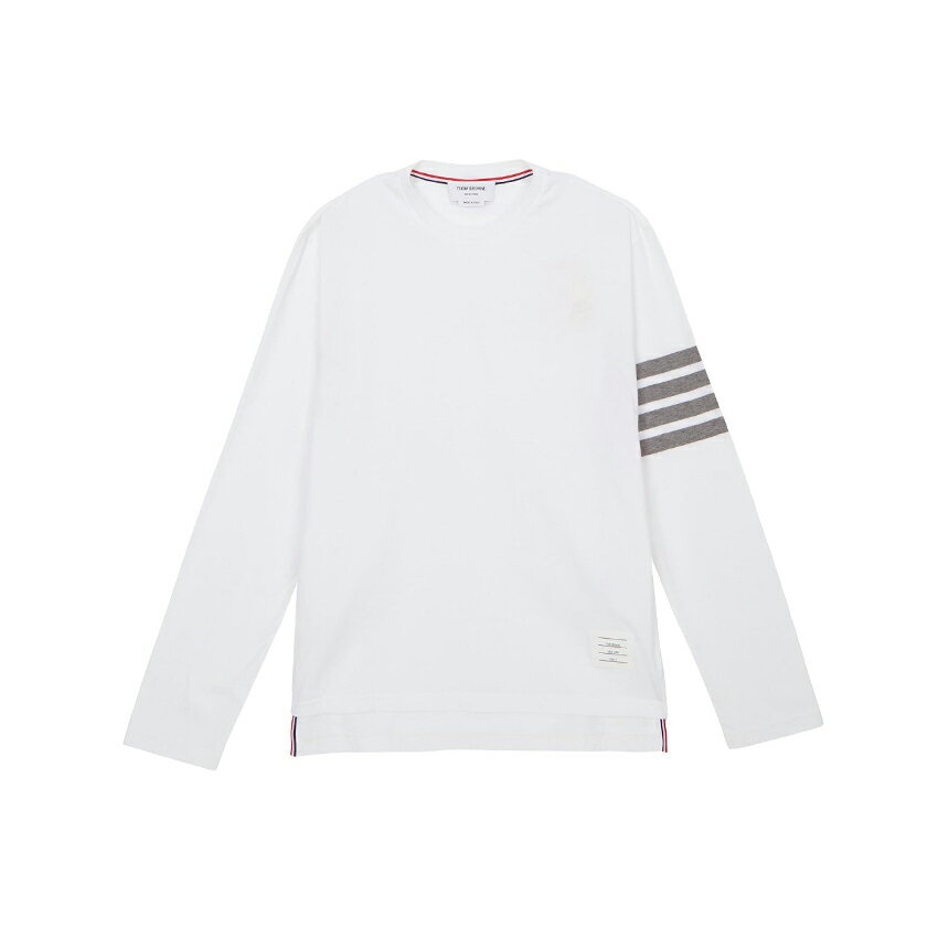 【3%オフクーポン配布中】 THOM BROWNE トムブラウン メンズ 長袖Tシャツ MJS169G 07862 100