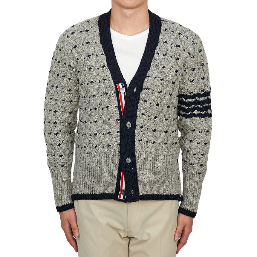 【3 オフクーポン配布中】 THOM BROWNE トムブラウン メンズ カーディガン MKC542A Y1506 055