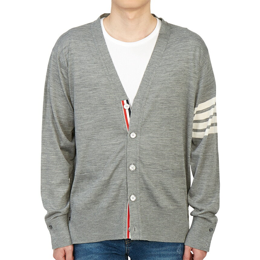【3 オフクーポン配布中】 THOM BROWNE トムブラウン メンズ カーディガン MKC002A Y1014 058