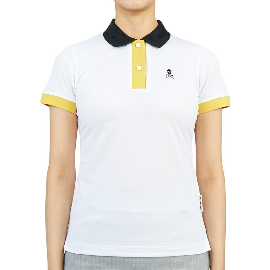 【最大2,023オフクーポン配布中】 MARK & LONA マークアンドロナ レディース ゴルフ半袖Tシャツ MLW 2C AP01 WHITE