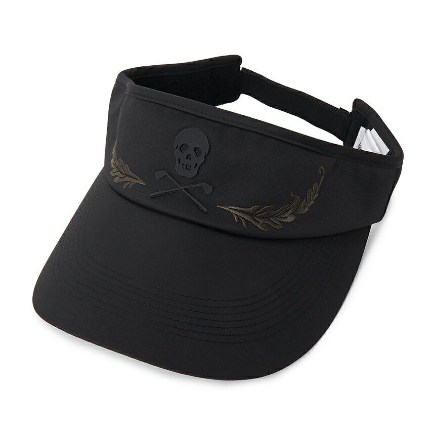 【3%オフクーポン配布中】 MARK & LONA マークアンドロナ 男女兼用 ゴルフバイザー MLF 5C FC07 BLACK