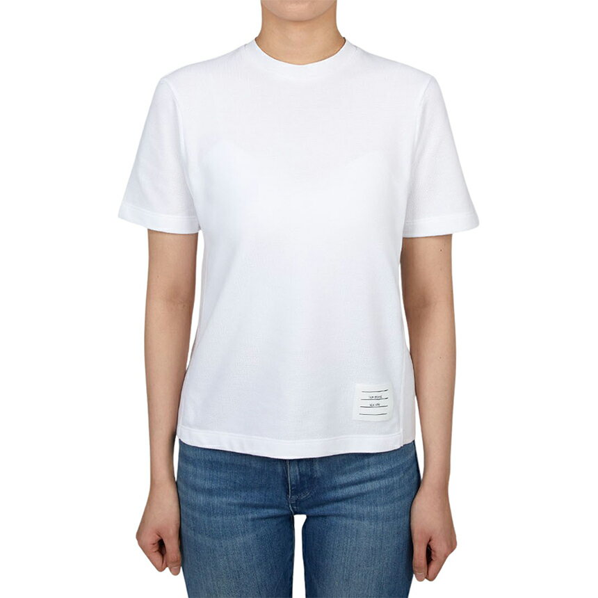 乐天商城 - 【3%オフクーポン配布中】 THOM BROWNE トムブラウン レディース 半袖Tシャツ FJS207A 00050 100