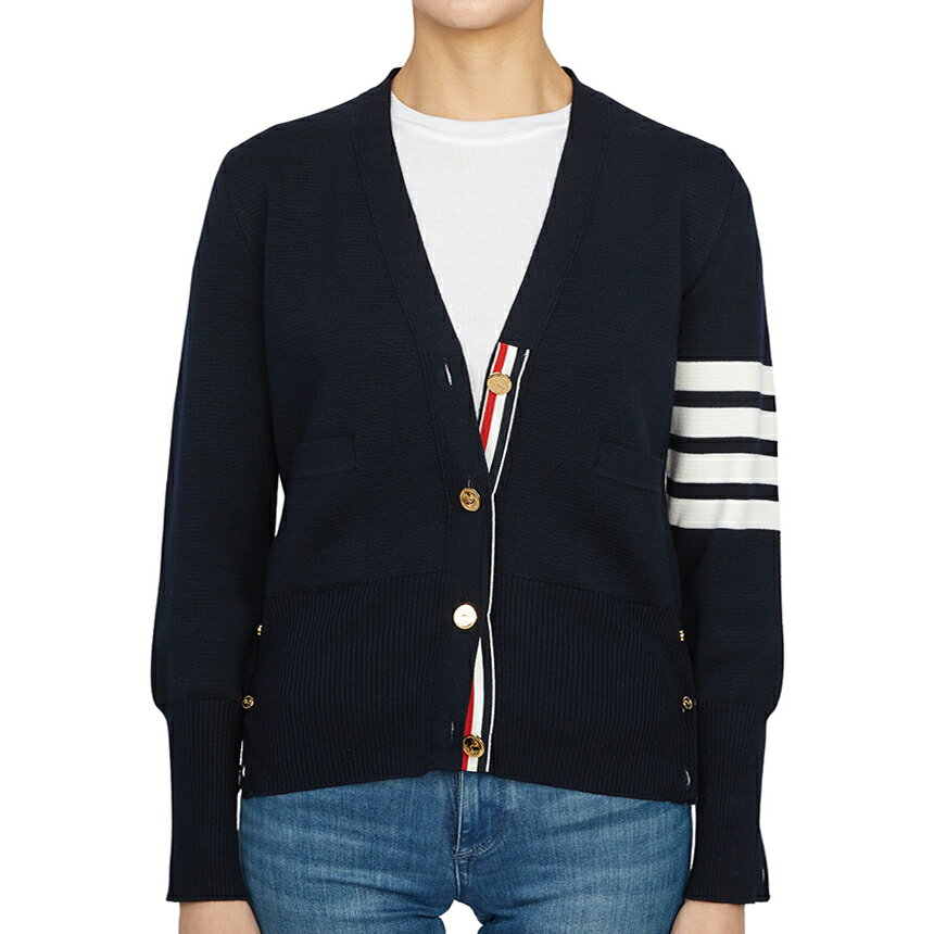 乐天商城 - 【3%オフクーポン配布中】 THOM BROWNE トムブラウン レディース カーディガン FKC207A 00014 415