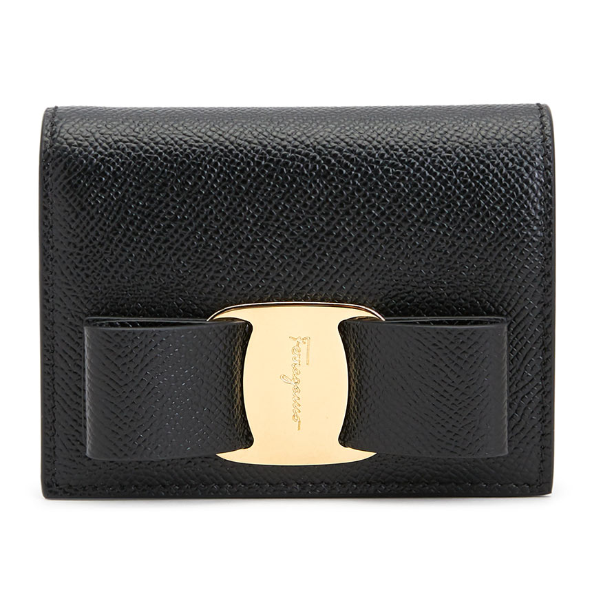 FERRAGAMO - 【3%オフクーポン配布中】 FERRAGAMO フェラガモ 22 D515 NERO 0725300 レディース コインケース