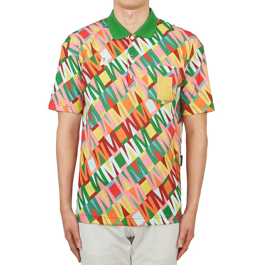 【3%オフクーポン配布中】【着後レビューで1000円OFFクーポン特典】 MARK & LONA マークアンドロナ Division メンズ カラー 半袖Tシャツ MLM 3A AP06 YELLOW PINK