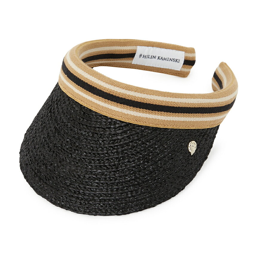 【3%オフクーポン配布中】 HELEN KAMINSKI ヘレンカミンスキー レディース ハット HAT52203 CHARCOAL BLACK STRIPE