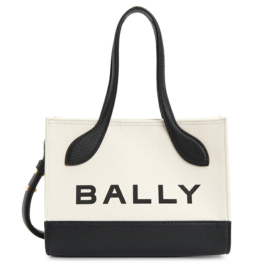 【3%オフクーポン配布中】【着後レビューで1000円OFFクーポン特典】 BALLY バリー バー ミニ レディース トートバッグ ショルダーバッグ BAR KEEP ON XS 182