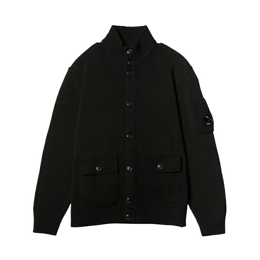 【3%オフクーポン配布中】 CP COMPANY シーピーカンパニー メンズ カーディガン 18CMKN078A 110058A 999