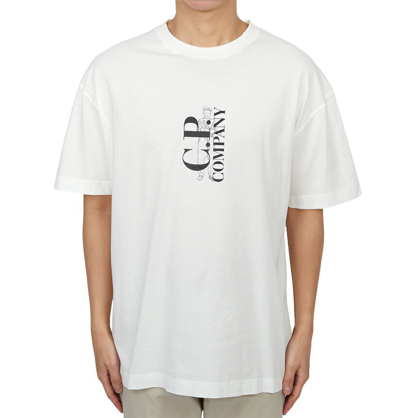 Rakuten - 【3%オフクーポン配布中】 CP COMPANY シーピーカンパニー メンズ 半袖Tシャツ 18CMTS177A 005100W 103