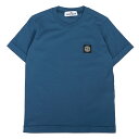 【3%オフクーポン配布中】【着後レビューで1000円OFFクーポン特典】 STONE ISLAND KIDS ストーンアイランドキッズ ロゴ パッチ クルーネック 半袖Tシャツ (大人着用可) 781620147 V0027 1012