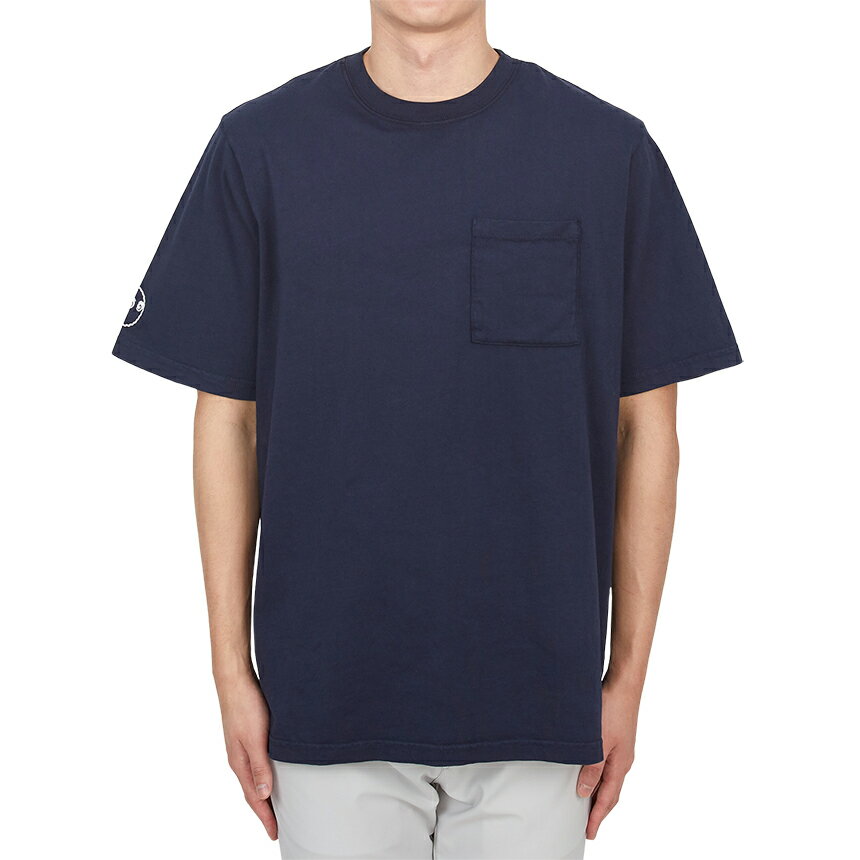 【3%オフクーポン配布中】 MALBON GOLF マルボンゴルフ メンズ 半袖Tシャツ ME0019 NVY