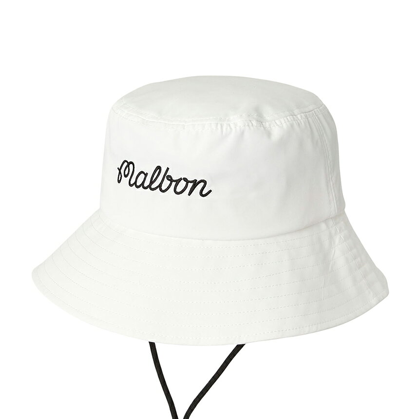 【3 オフクーポン配布中】 MALBON GOLF マルボンゴルフ メンズ ゴルフバケットハット M9426 WHT