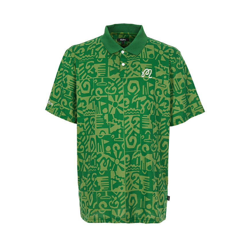 Rakuten - 【3%オフクーポン配布中】 MALBON GOLF マルボンゴルフ メンズ 半袖Tシャツ M9165 GRN