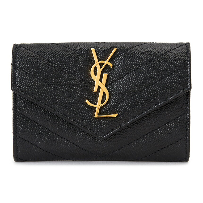 Rakuten - 【3%オフクーポン配布中】 SAINT LAURENT PARIS サンローラン 414404 BOW01 1000 レディース 札入れ/コインケース