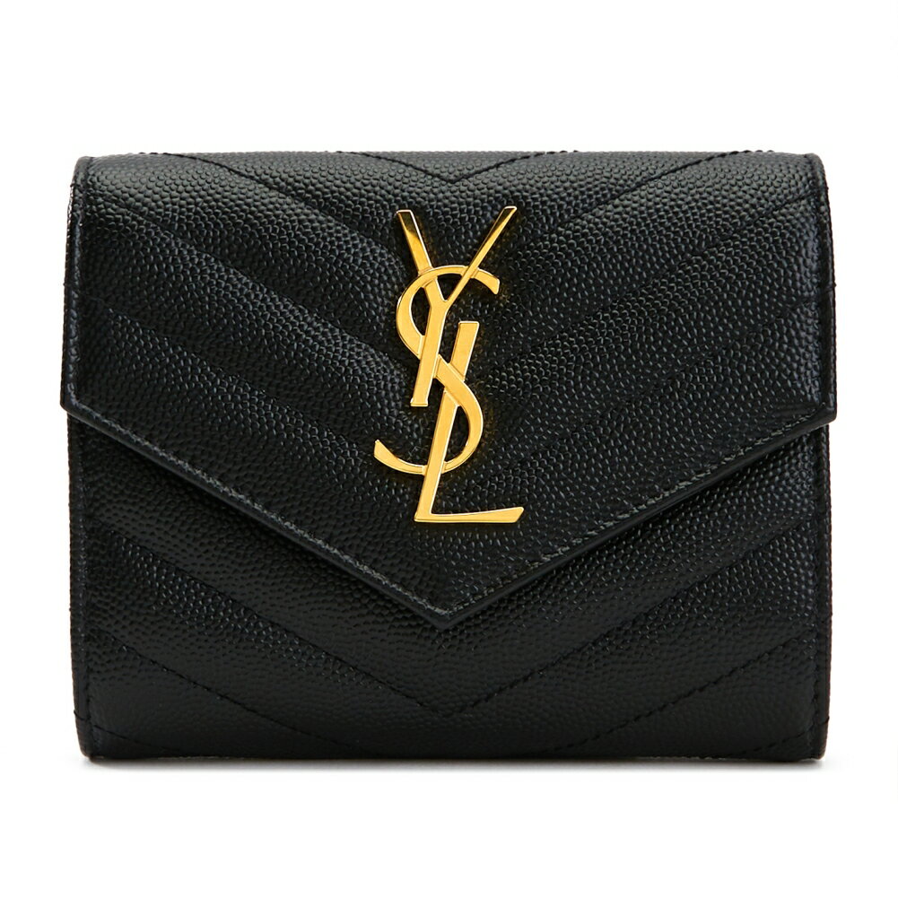 【3 オフクーポン配布中】 SAINT LAURENT PARIS サンローラン 403943 BOW01 1000 レディース ミニ財布