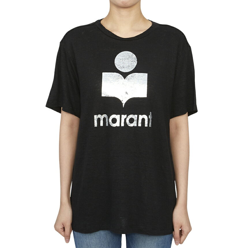 Rakuten - 【3%オフクーポン配布中】 ISABEL MARANT イザベルマラン レディース 半袖Tシャツ TS0001FB A1N10E 01BK